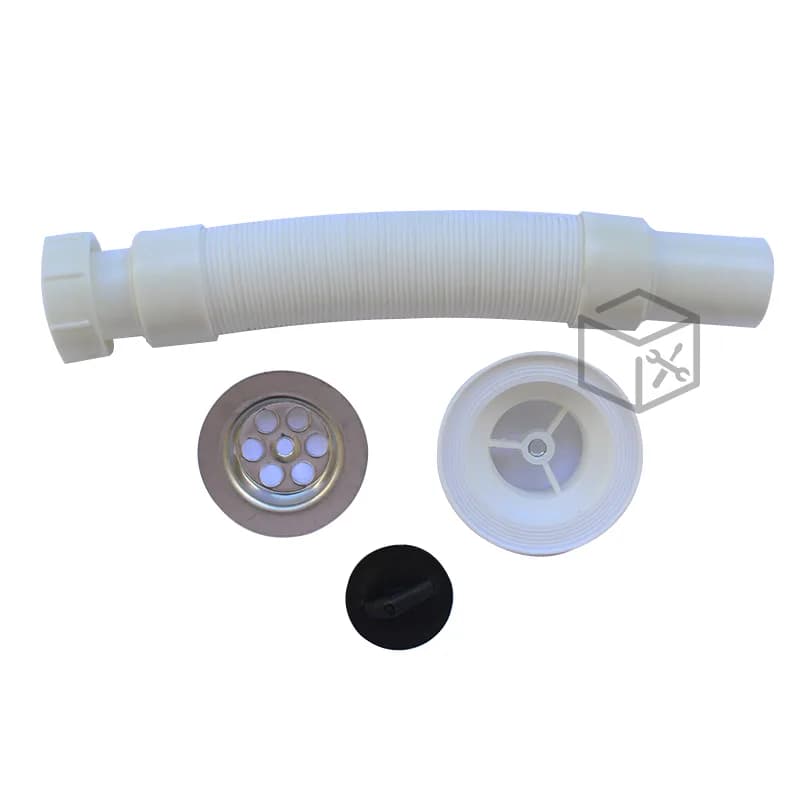 Siphon évier flexible