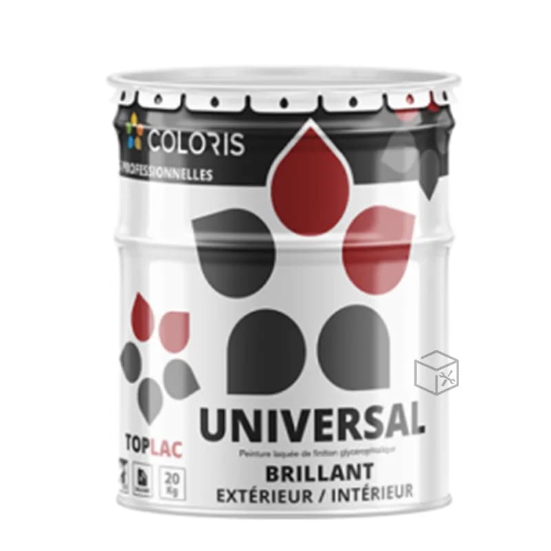 UNIVERSAL Peinture laquée de finition glycérophtalique brillante 10kg