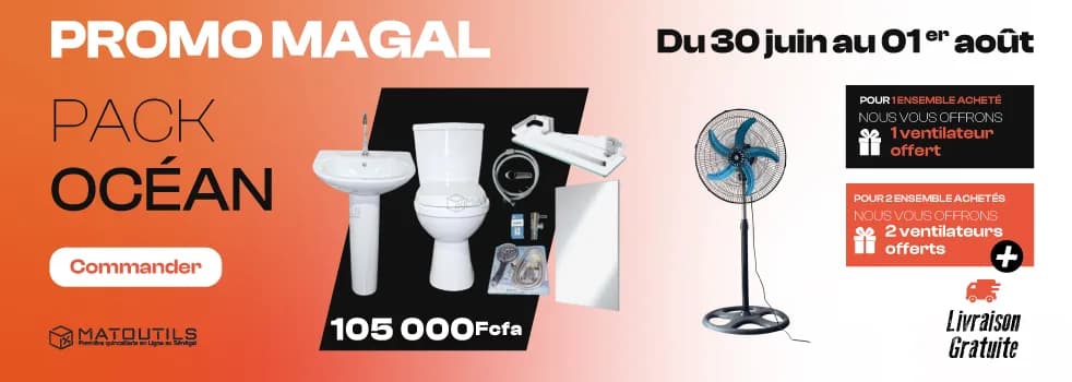 Votre quincaillerie en ligne au Sénégal