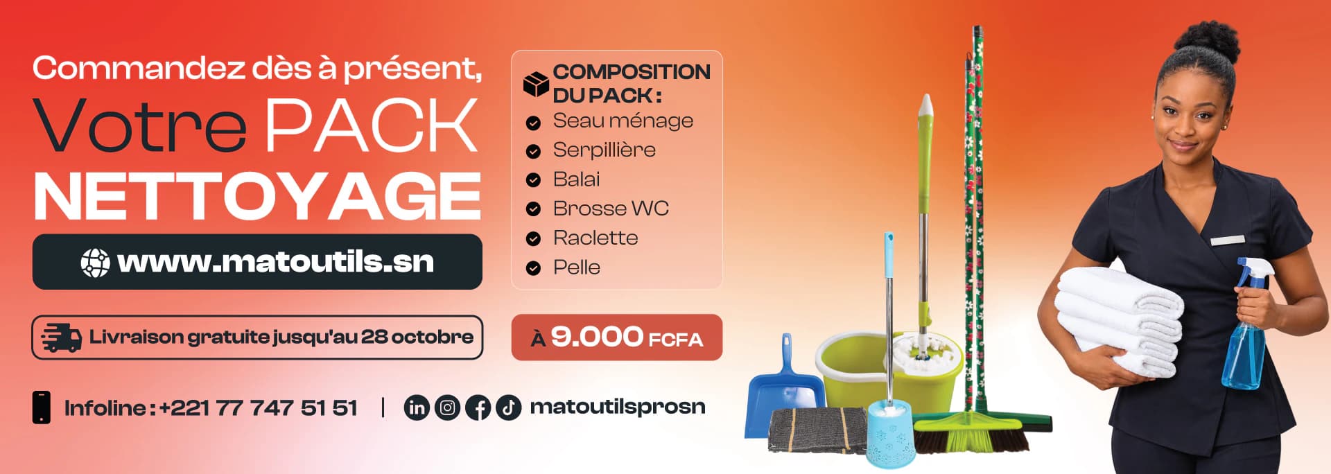 Bannière PACK Nettoyage